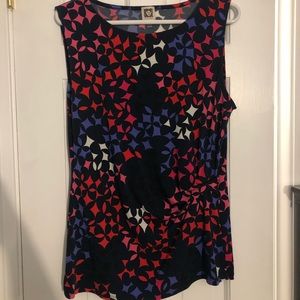 Anne Klein printed top